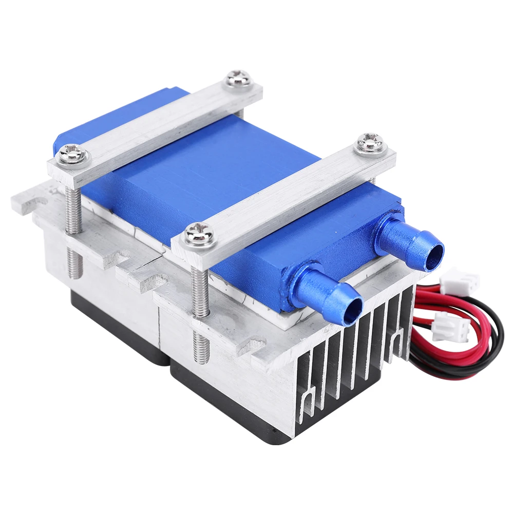 Zestaw chłodnicy powietrza półprzewodnikowej DC 12V, półprzewodnikowy 144W 15A, zestaw klimatyzatora DIY, aluminiowa jednostka klimatyzacyjna Peltier