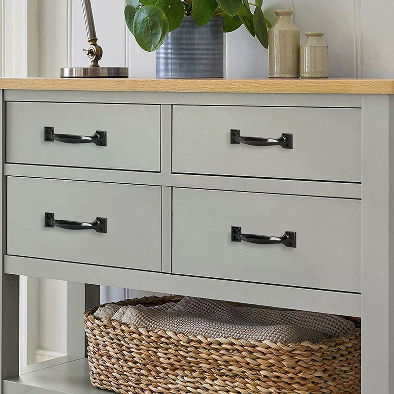 2 قطعة مقبض الباب + 8 قطعة مسامير مقبض الباب الحديد مقبض البوابة سحب ل انزلاق أبواب الحظيرة بوابات المرآب حظائر نافذة تسحب المقبض