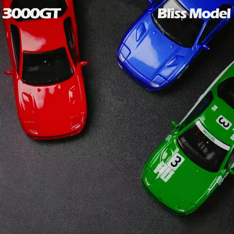 Bliss 1/64 Scale GTO 3000GT Alloy Car Model Multiple Style Options Classic Collectible Exquisite Gift Replica Toy