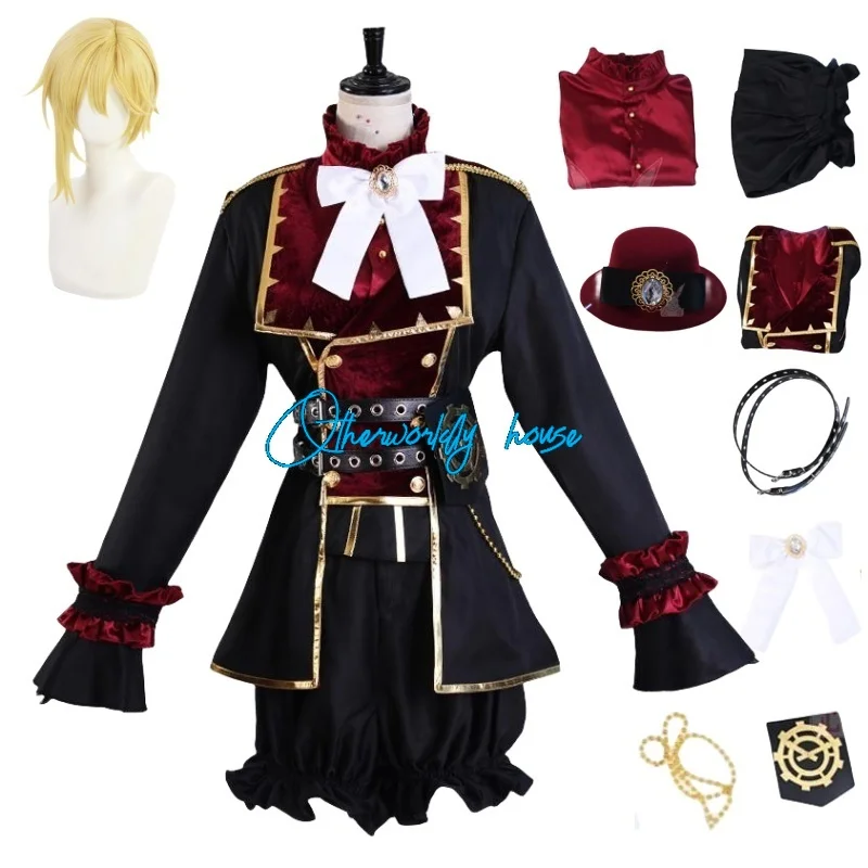 Anime Ensemble Stars Cosplay Valkyrie Enstars Nito Nazuna Wig Theatre Uniform Cosplay Costume Halloween Party Role Play Suit