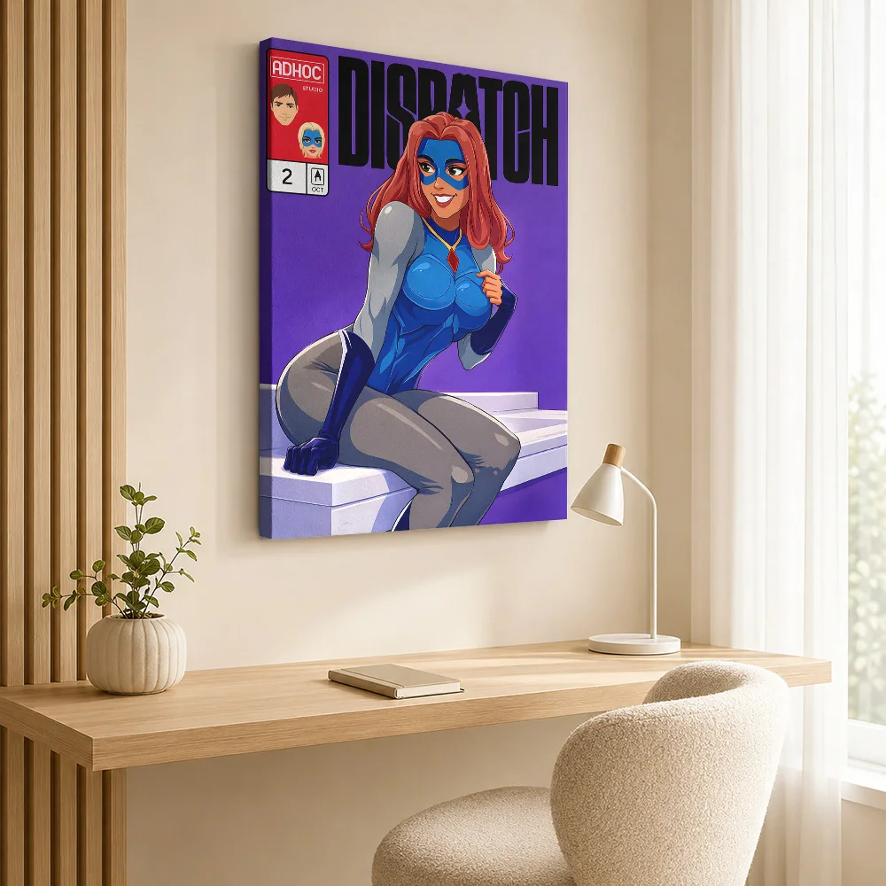 dispatch Comic Cover Canvas Print Poster Personalized Gaming Anime Wall Paintings Decoration for Game Room Gift for Collectors