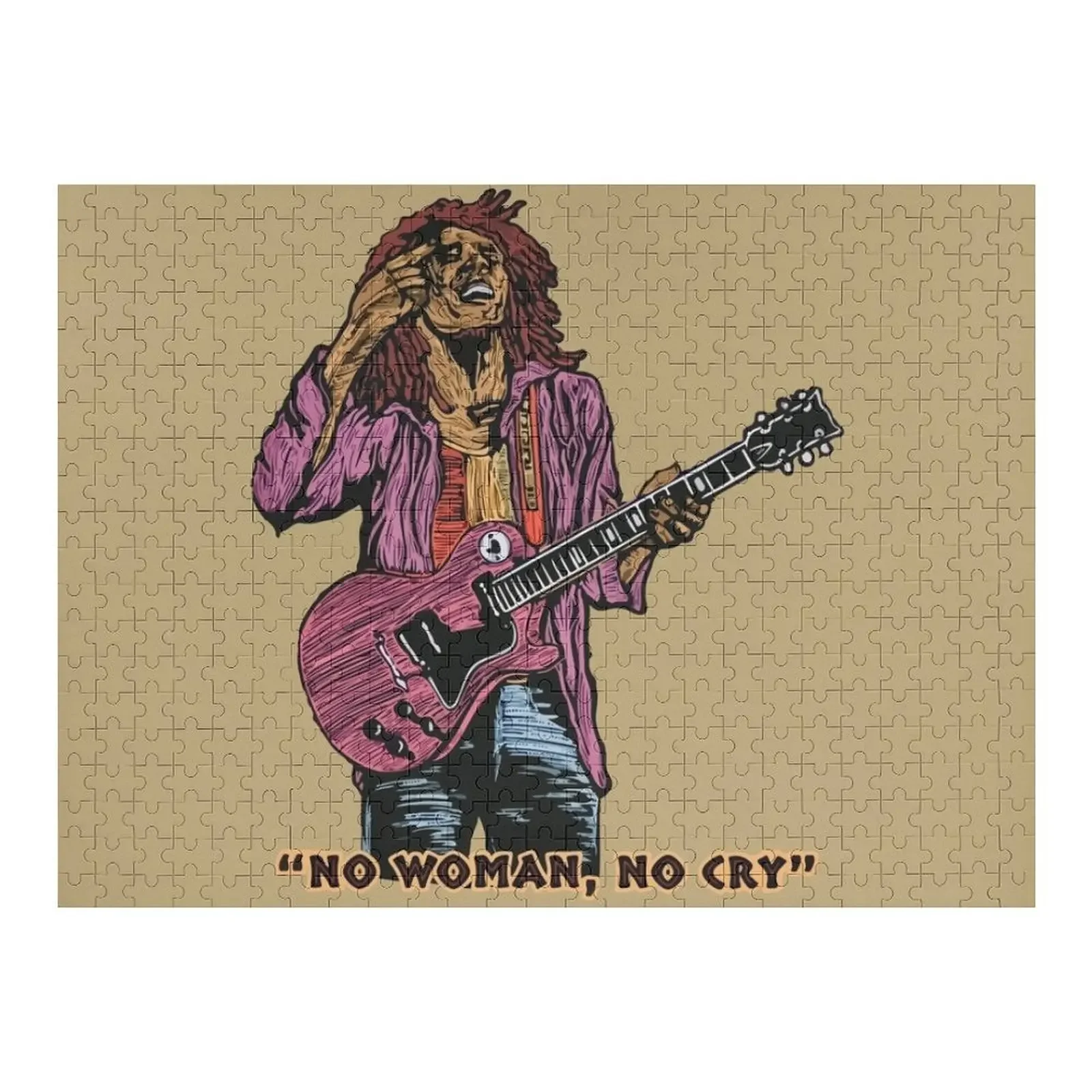 

no woman, no cry Jigsaw Puzzle Diorama Accessories Personalized Gift Custom Name Child Toy Personalized Gift Married Puzzle