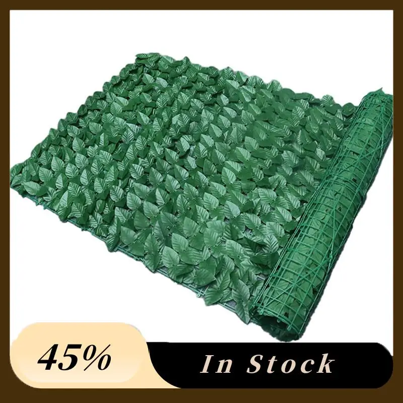 

A60zartificial Leaf Privacy Fence Screen 2X1M Hedge Panels Balcony Screen Ivy Leaves Fence Screen For Wall Garden Decormay