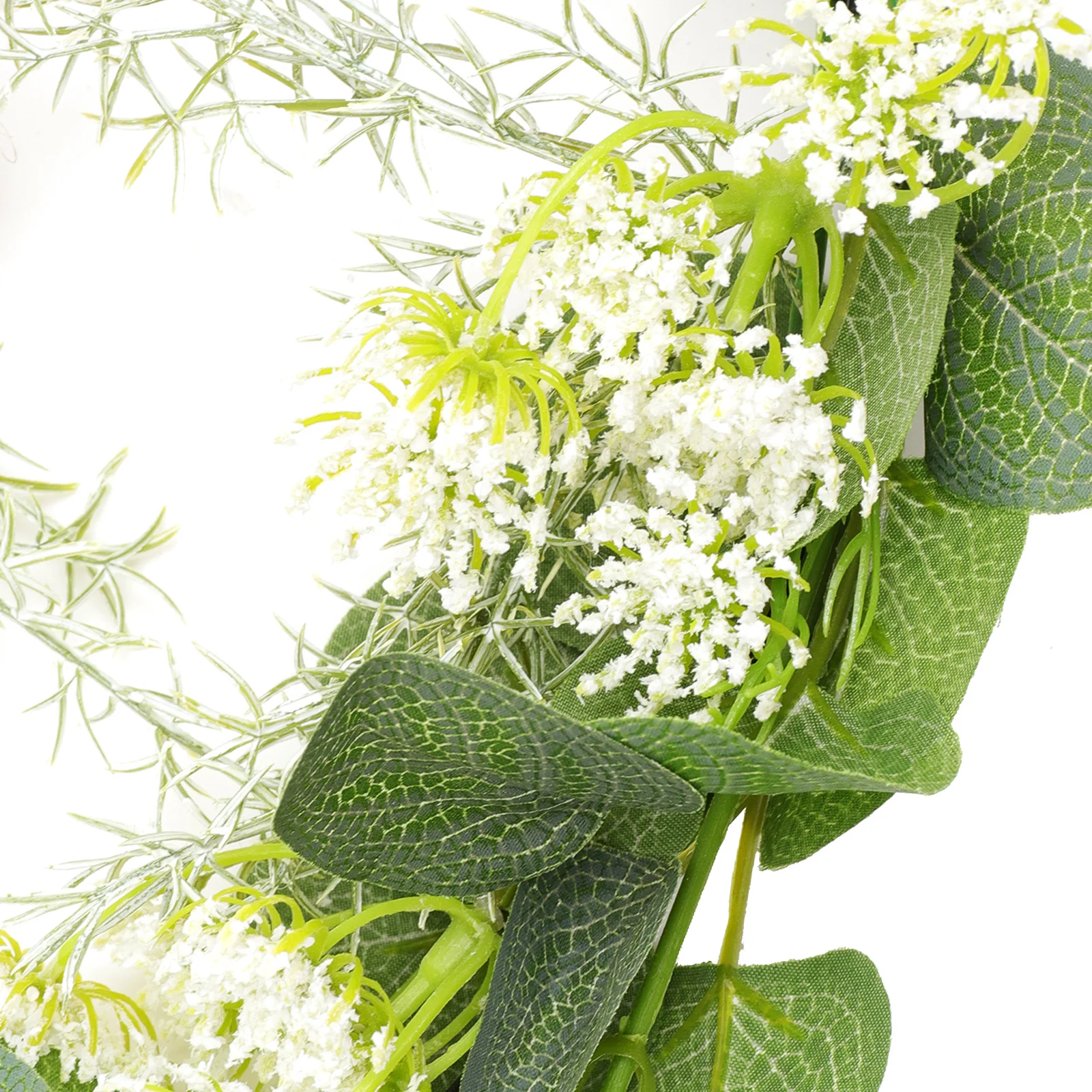 

Artificial Hanging Wreath Pendant Simulation Plant Ornament Unique Leaf Ring Decor Wedding Door Home Decoration