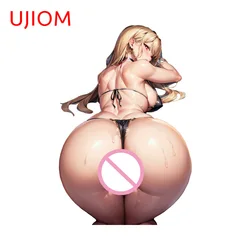 UJIOM 13cm X 8.7cm NSFW Marin Kitagawa Big Ass Wall Stickers Sexy Anime Girl Living Room Wallpapers Decals Room Decor Aesthetic