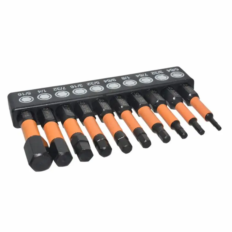 Imagem -03 - Hex Allen Wrench Screwdriver Grupo Brocas Bit Holder Tool Sets Quick Change Bit Holder Hex Head 20 Pcs
