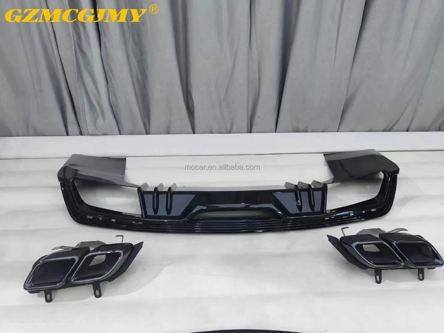 The Black Series Car Rear Bumper Separator Is Suitable For Cadillac CT5 Obsidian Rear Diffuser