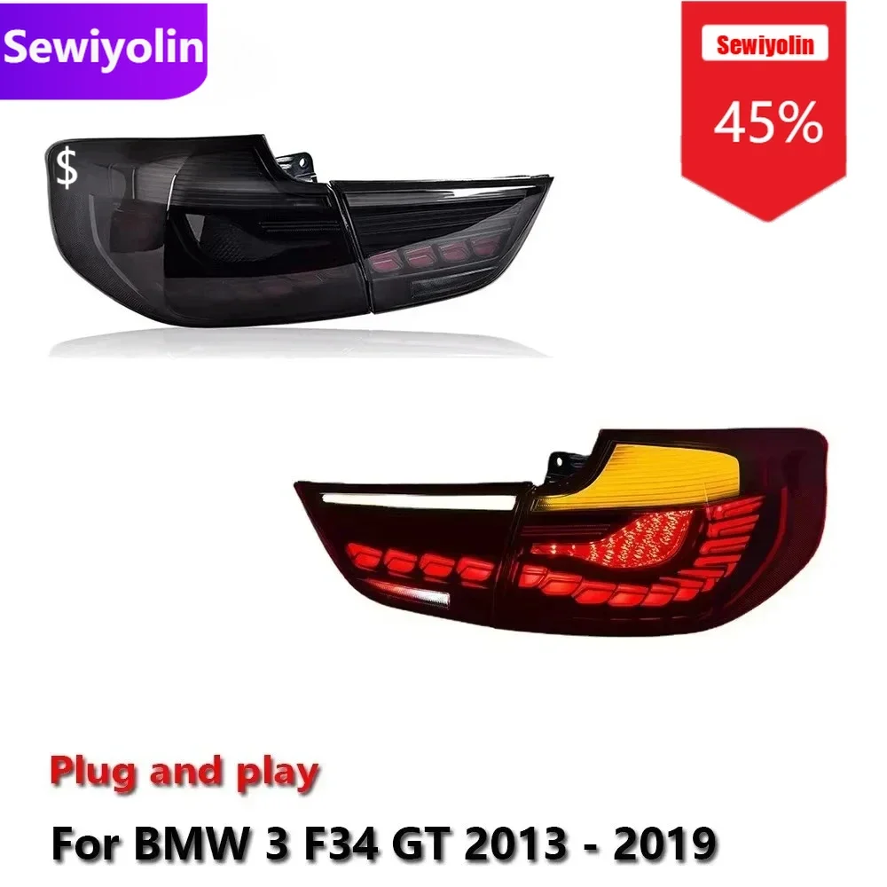 

Auto LED Tail Light Assemblies For BMW 3 F34 GT 2013 - 2019 Car DRL Rear Fog DRL Brake Turn Signal Lamp Plug and Play
