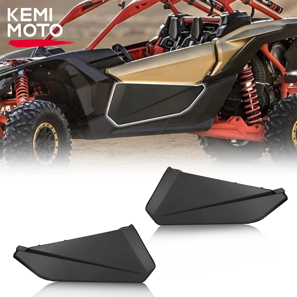 

UTV Lower Door Panel Inserts w/ Metal Frame for BRP for Can-am X3 Maverick x3 2 Doors 2017 2018 2019 2020 2021 2022 2023