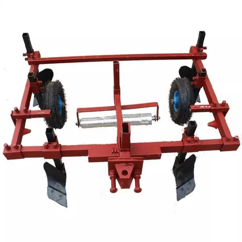 

Micro tillage machine supporting mulch tractor film laying agricultural tools