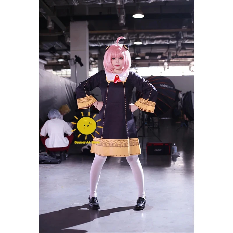 

♥Halloween Cosplay Costume Anime s SPY FAMILY Uniform Dress Doll Pink Wig Anya Forger Suits Carnival ANew 2026 Topspeed Cos