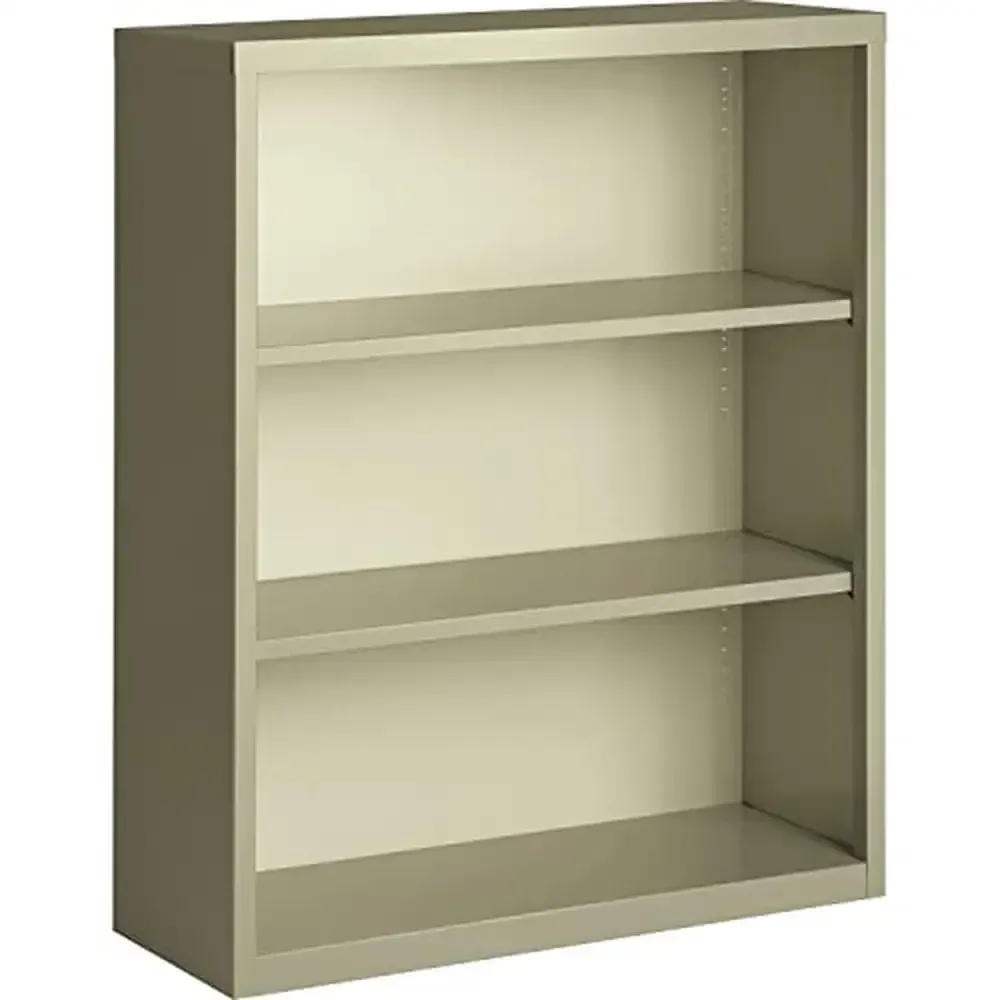 Adjustable Steel Bookcase 3-Shelf 34.5