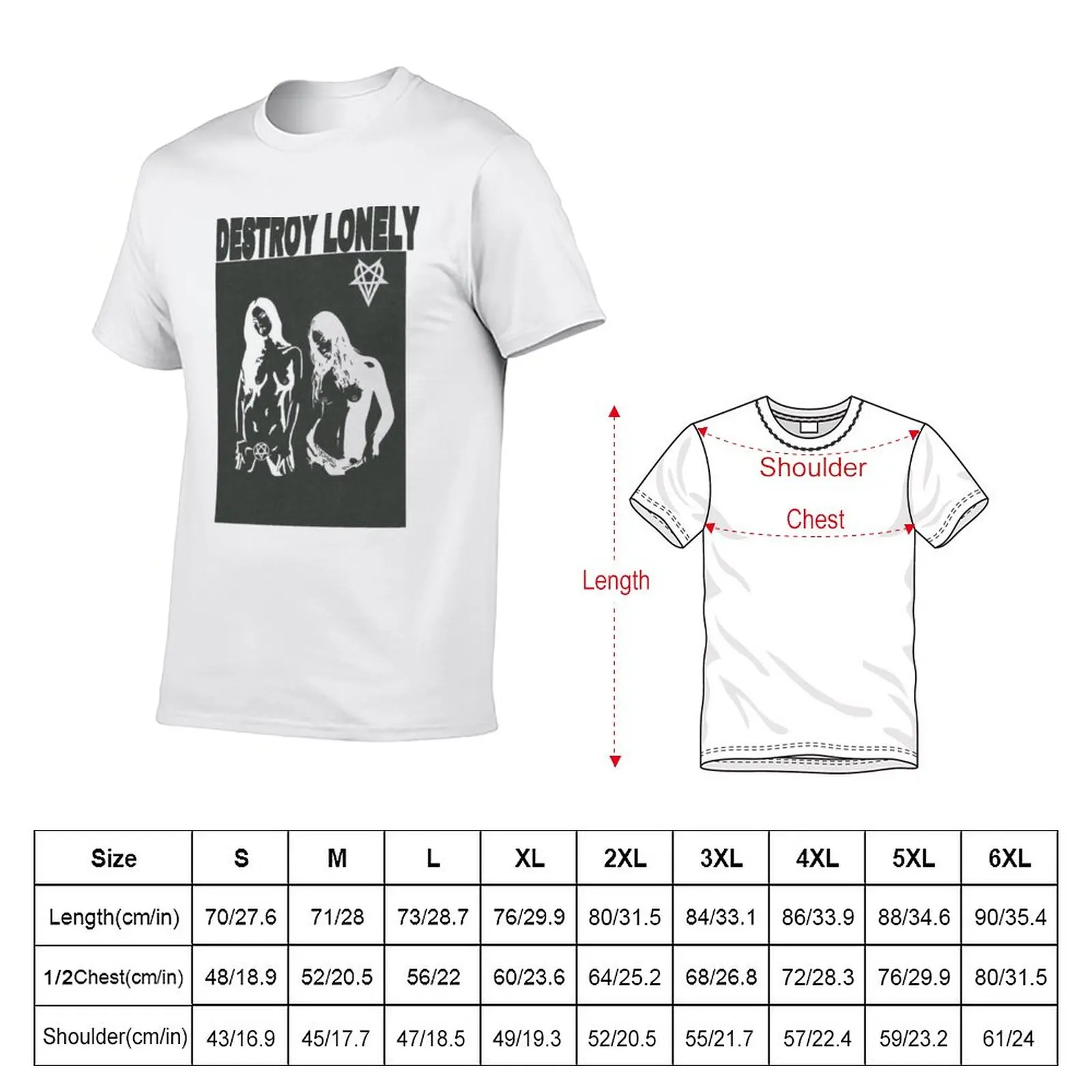 New Destroy Lonely MusicianDestroy Lonely Musician T-Shirt customized t shirts vintage t shirt sublime t shirt Men's t-shirts