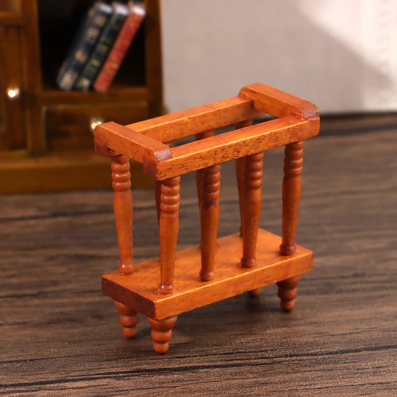 1:12 Dollhouse Miniature Magazine Rack Storage Shelf Umbrella Stand Home Furniture Model Decor Toy Doll House Accessories