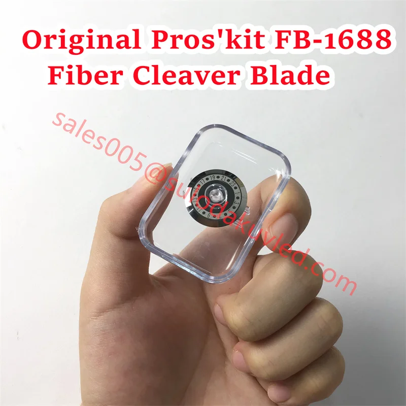 Proskit-Fiber Optic Cleaver Blade, Cold Crimping, Cool Cutter Blades, Original, FB-16 88, 5 FB-1688-Blade, 23 Faces