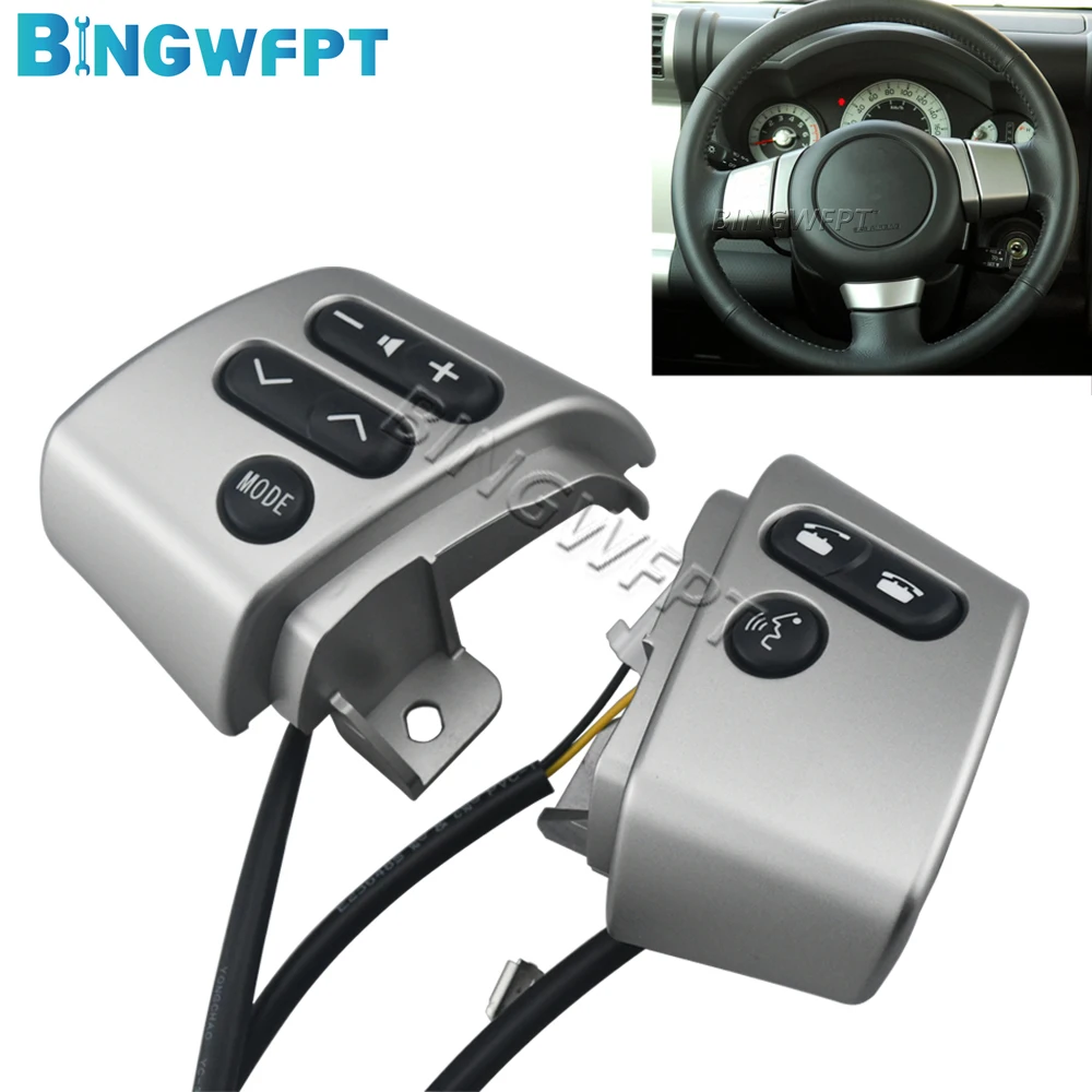 High Qaulity 84250-35070 For Toyota FJ Cruiser 2006-2022 Multifunction Steering Wheel Button Switch Phone Volume Button