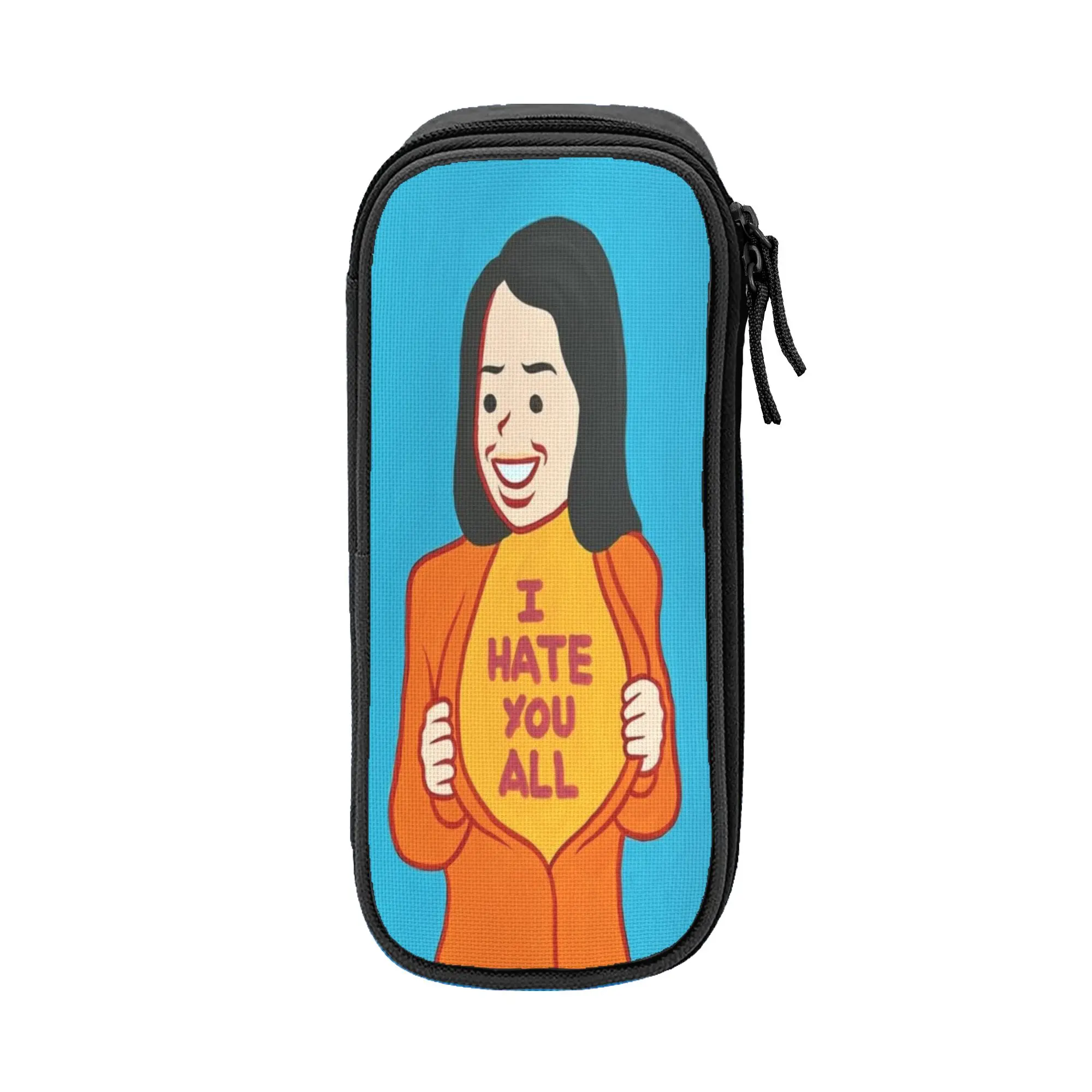 

Creative Joan Cornellà Pencil Cases Pencilcases Pen Holder for Girl Boy Big Capacity Bags Office Zipper Stationery