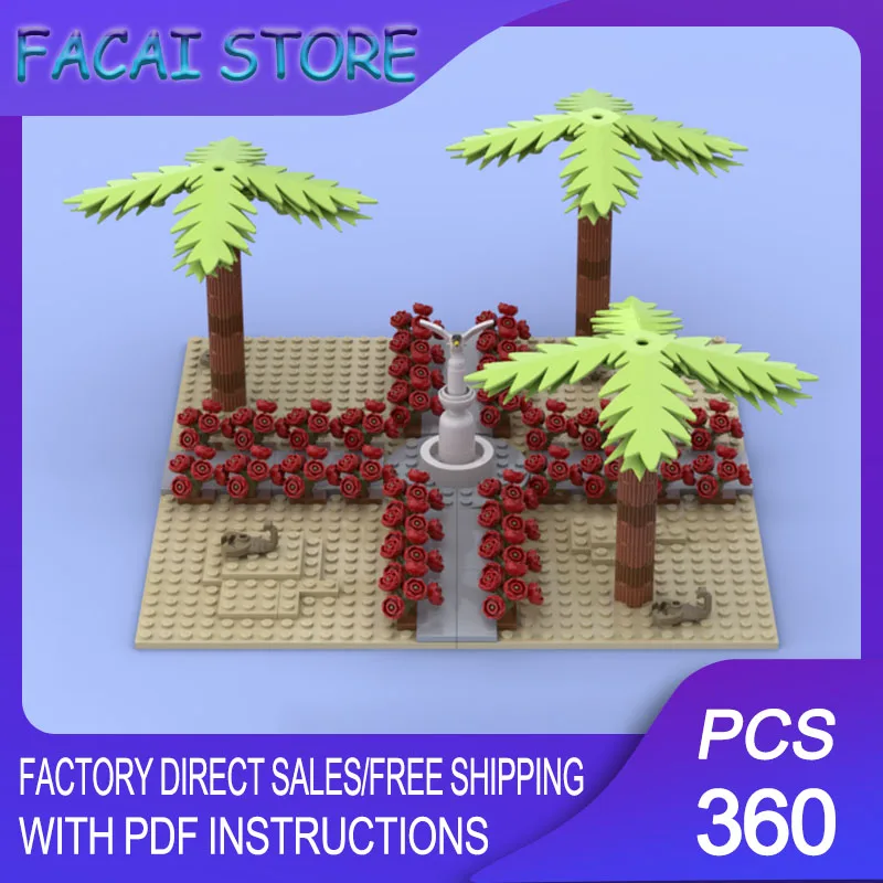 

Модульная модель городского здания MOC, строительные блоки, модульная модель острова для птиц, технологические блоки, рождественский конструктор DIY, подарок для строительных любителей