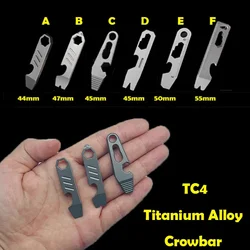 Abrebotellas multifunción EDC de titanio TC4 para camping y exterior