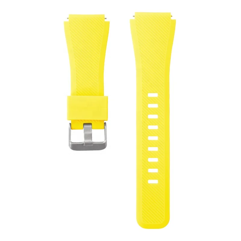 Solid color Silicone Sports Replacement watchband for Samsung Galaxy Watch 4 Active2 20/22mm