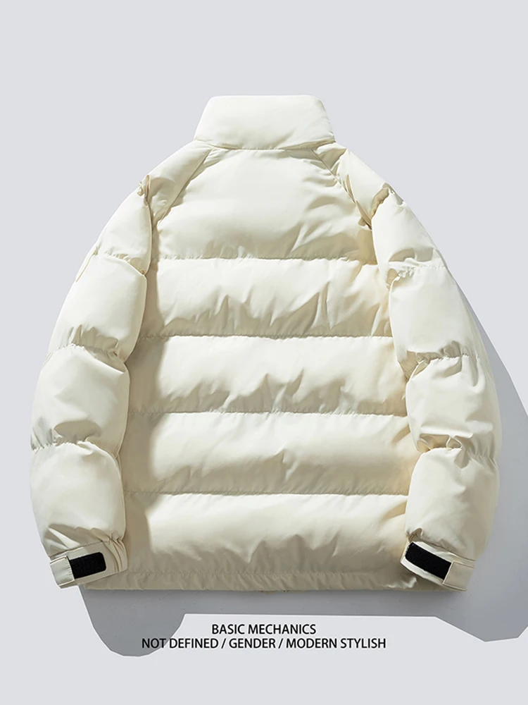 Jiaxing Men's down Jacket Youthful Autumn Winter Loose Bread Style Padded Coat for Couples Popular Brand Casual Outerwear