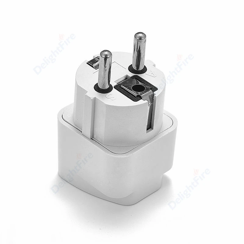 1pcs EU Plug Electrical Adapter Universal Power Soclet AC Outlet Converter US To EU Korea Spain France Russia AC Power Adapter