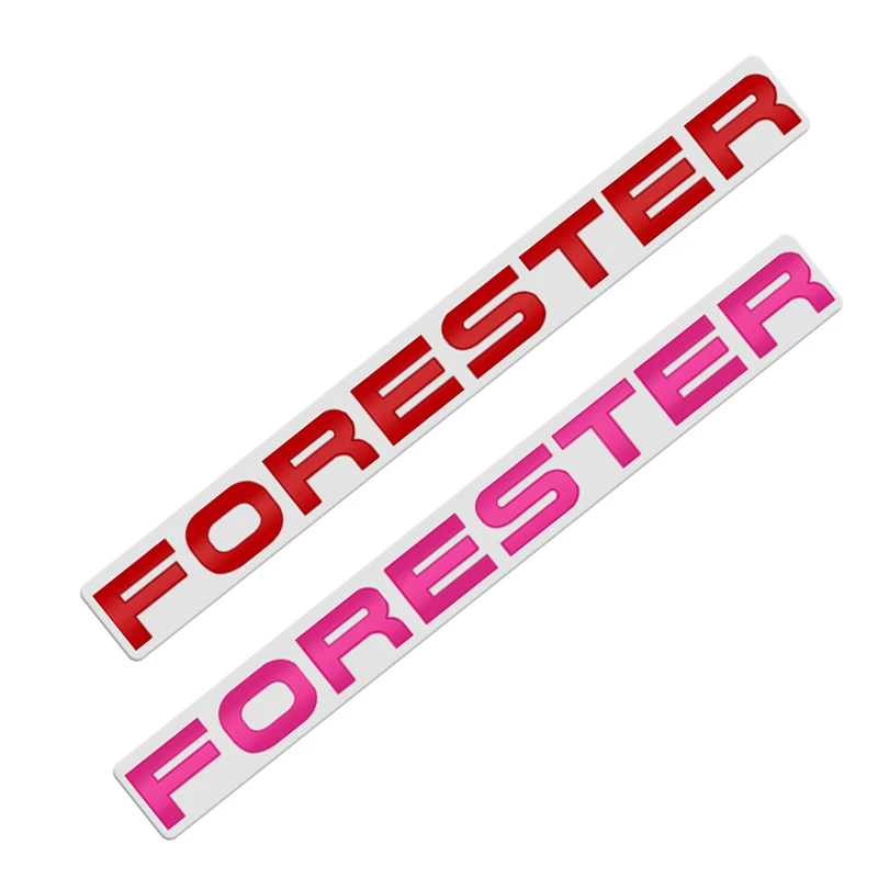 Car-Styling Metal Forester Badge Letter Stickers Car Trunk Body Emblem Accessories