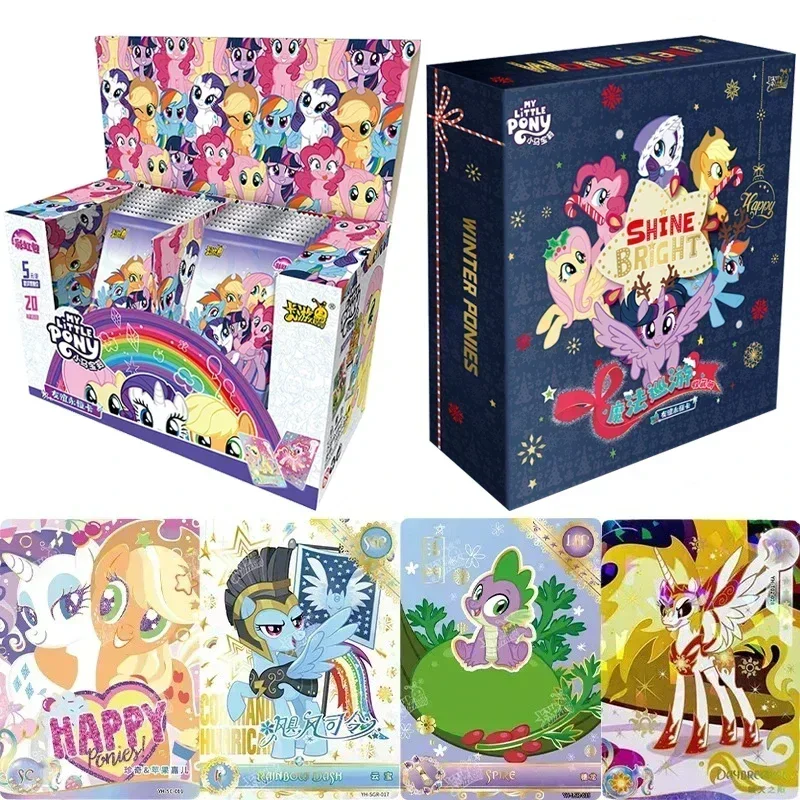 KAYOU Genuine My Little Pony Anime Card Friendship Eternal Cards Huiyue Pack Rare SC SGR Collection Card Toy Gift Princess Card