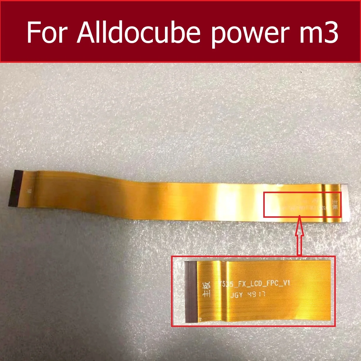 LCD Flex Cable For Alldocube Power M3 LCD Display Screen Connector Flex Ribbon Replacement Parts