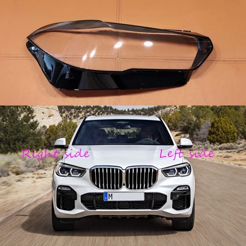 

Car Headlight Lens For BMW X5 X6 G05 G06 2019 2020 Headlamp Cover Car Replacement Front Auto Shell Cover