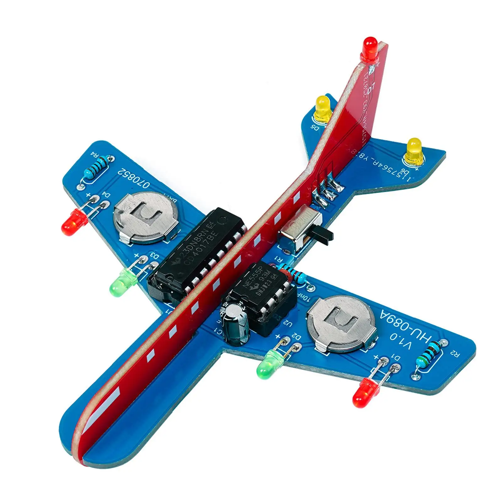 Pratique de soudure électronique de bricolage pour les débutants, Circuit imprimé d'éclairage d'avion