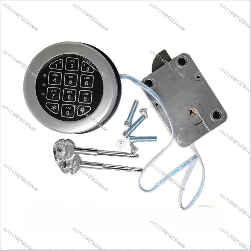 For Round Zinc Alloy Electronic Lock, Safe Electronic Combination Lock, Exit Box Combination Lock ATM
