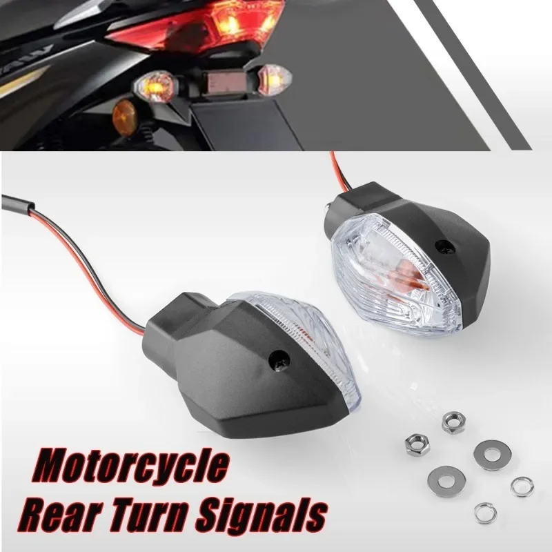 Señal de giro trasera para motocicleta, luz indicadora para Honda Wave 125, MSX125, RS150, Future 125, Innova 125, Blade 125, Dash 110, Dash 125Fi