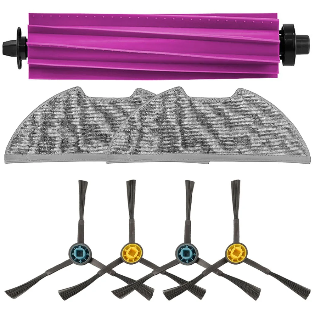 Comprehensive Accessory Set for Eureka E20 Plus Featuring Main Brush Side Brushes and Mop Cloth for Deep Cleaning