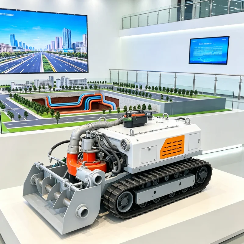 Customized Remote Control Dredging Machine Real Time Video Feedback For Industrial Wastewater Tank Sediment Removal