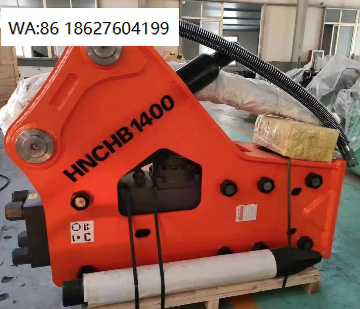 Hydraulic Breaker Attachment Top Box Silence Side Triangle for 2.5-4.5 Ton Excavator