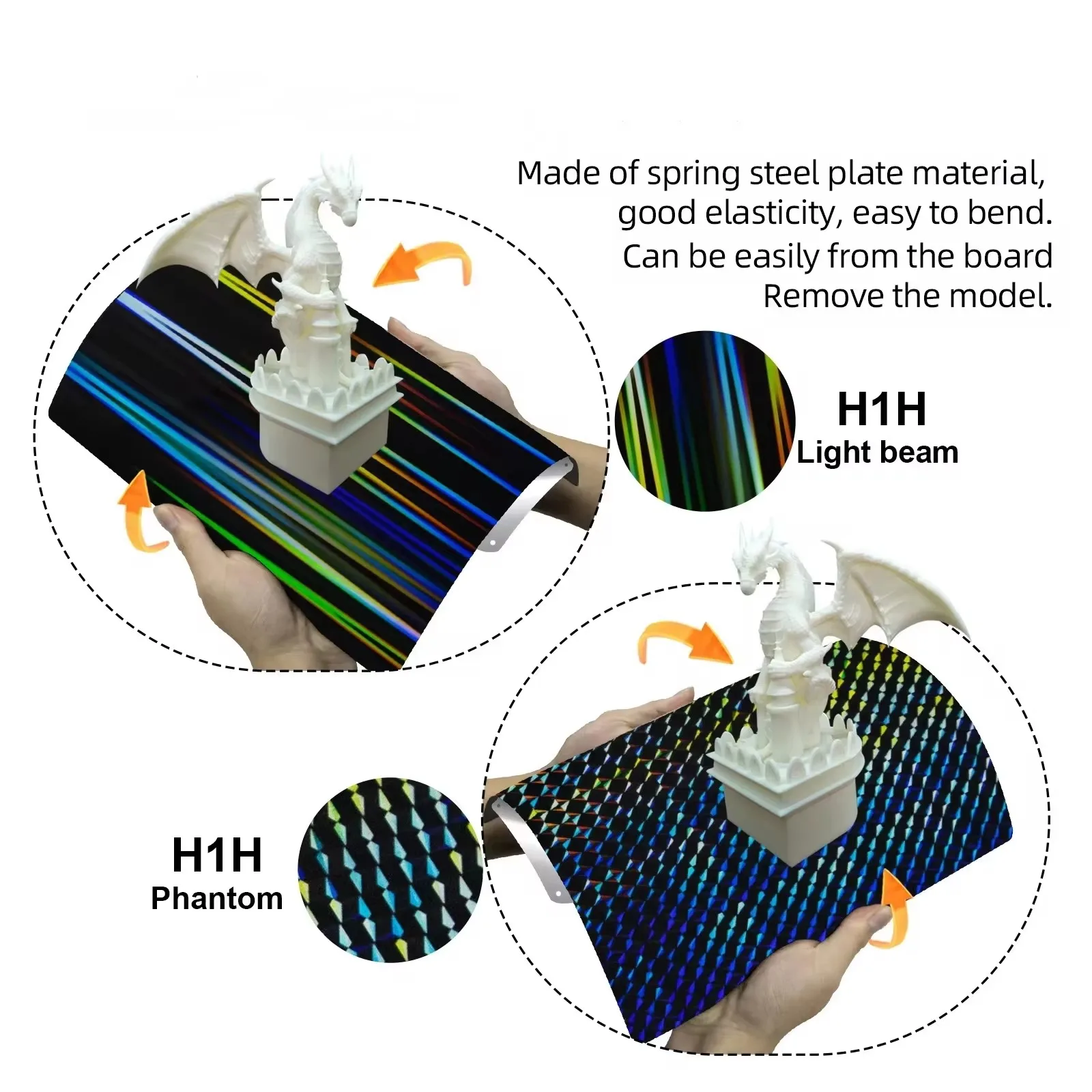 310x310mm PEO PET H1H PEI Sheet Build Plate For Creality CR-10 CR-10S/10 S3 Artillery Sidewinder X1/X2 S8 Pro S8 Plus KP5L SP-5 - Image 3
