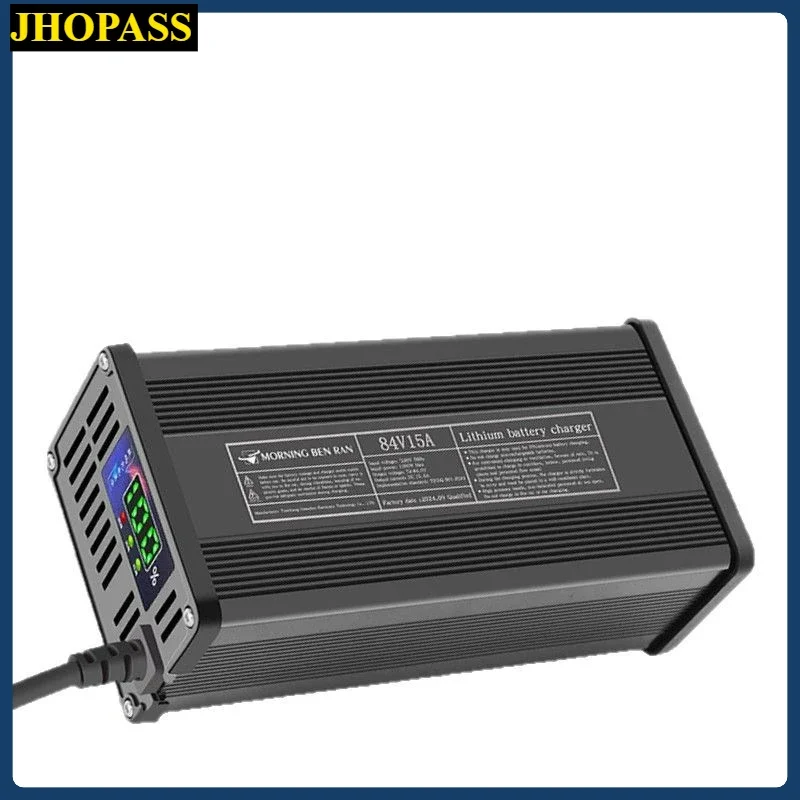 HD 16S Smart 67.2V 15A LCD Li-ion LiFePO4 Lithium Battery charger AC110V or 220V for electric tricycles scooter US UK AU EU plug
