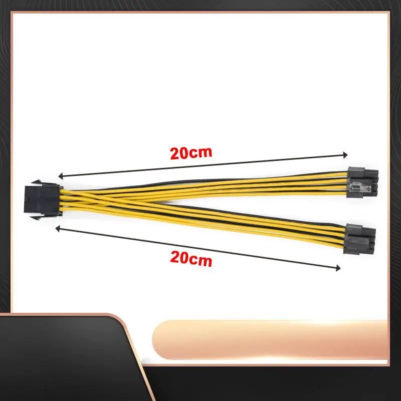 

EPS CPU 12V 8Pin Female to Dual 8Pin (4+4)Pin EPS 12V Male Кабель питания для материнской платы Y Разветвитель Адаптер Рукав