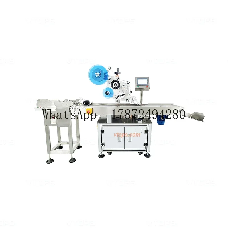 Automatic Paging & Flat Labeling Machine for Cards, Hang Tags, Self-adhesive Stickers