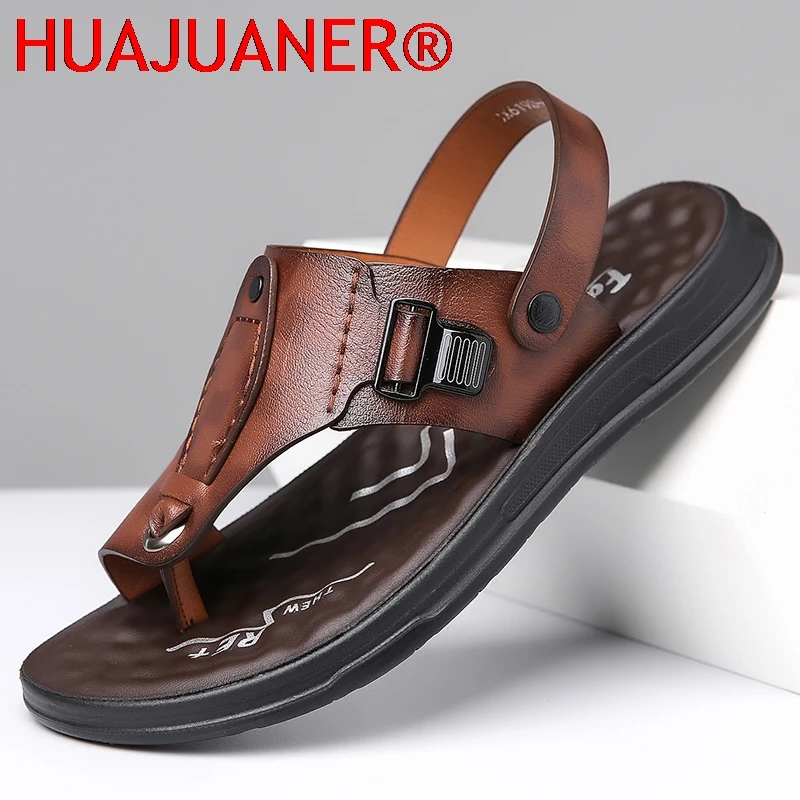 

Men's Summer Soft Bottom Anti-Slip Comfortable Beach Shoes Outdoor Slippers Breathable Sandals for Casual Outdoor Activities