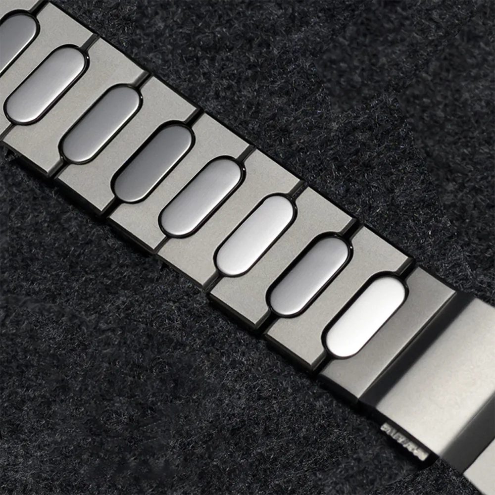 22 مللي متر مان حزام تيتانيوم لساعة هواوي GT6 Pro GT5 Pro 46 مللي متر حزام معدني للأعمال النهائية لـ Amazfit Balance T-REX 3 OnePlus