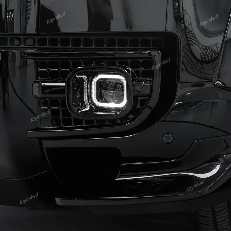 Off Road 4x4 Urban Style Front Square DRL Intake LED Fog Light Daytime Running Lamp For 2020-2025 Land Rover Defender 90 110 130