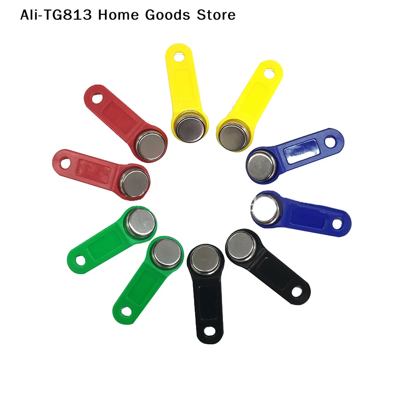 

[TG813]5Pcs Readable RFID Touch Memory Key TM1990 DS1990 iButton for Copy Card Dallas