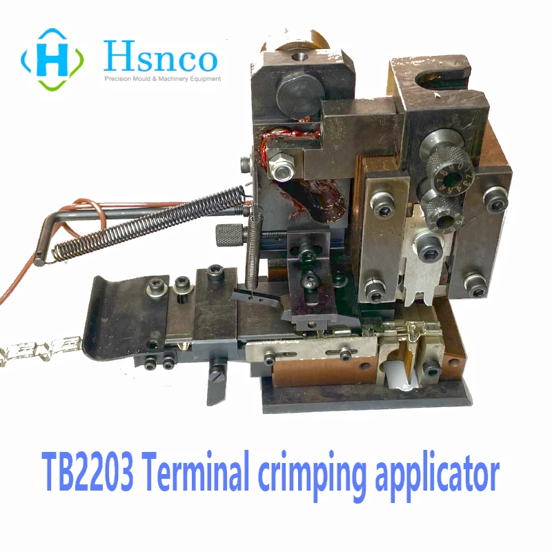 High Precision Vertical End Feed Flag Terminal Crimping Applicator OTP Mold for Crimping Machine TB 2203 6.3 Female Terminal