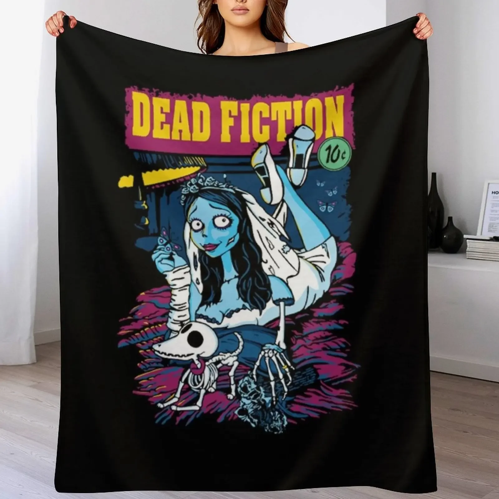 Wife Fiction Throw Blanket Durable Warm Blanket for Daily Home Use