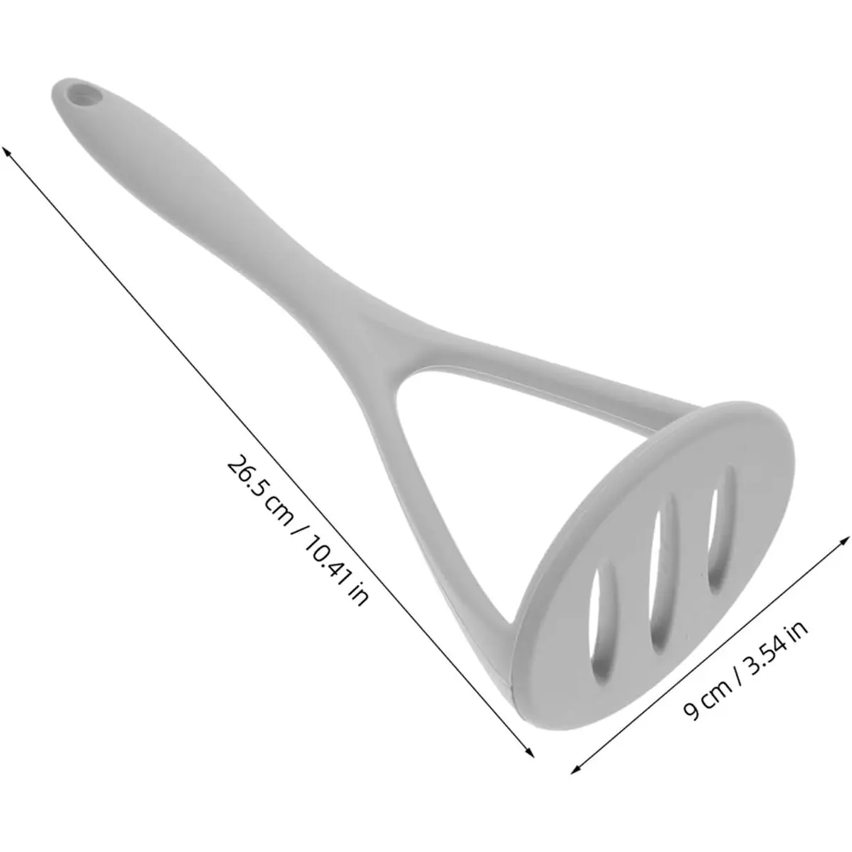 NOCM Potato Masher, Silicone Manual Masher Nonstick Pumpkin RicerPress Mashed Mud Crusher Kitchen Tools for Potato