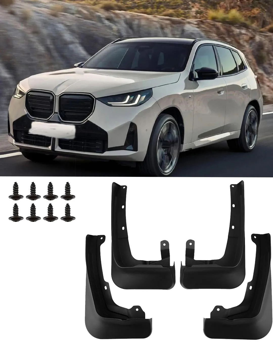 

4 шт. автомобильные передние и задние брызговики, брызговики для BMW X3 2025 2026 G45