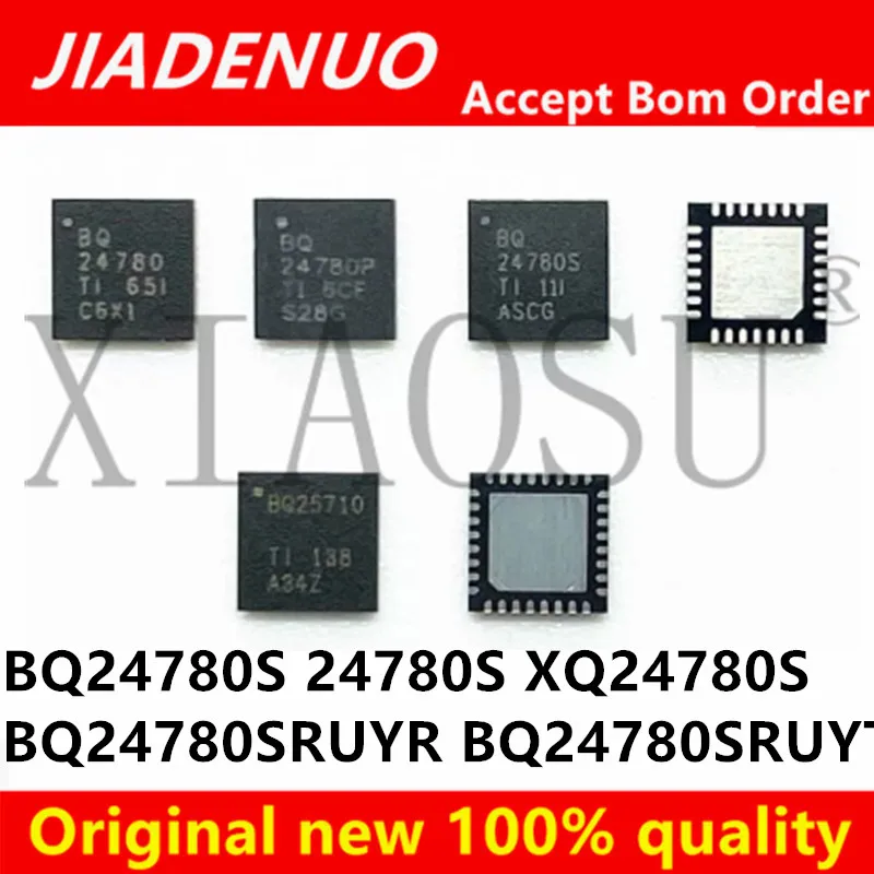 (5piece) 100% New  XQ24780S BQ24780SRUYR BQ24780S 24780S BQ24780SRUYT QFN-28 Chipset