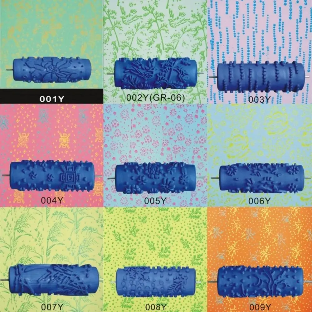 Home Decoration Paint Texture Grain Paint Roller Arts DIY Patterns Wall Decoration Paints Wallpaper Brush